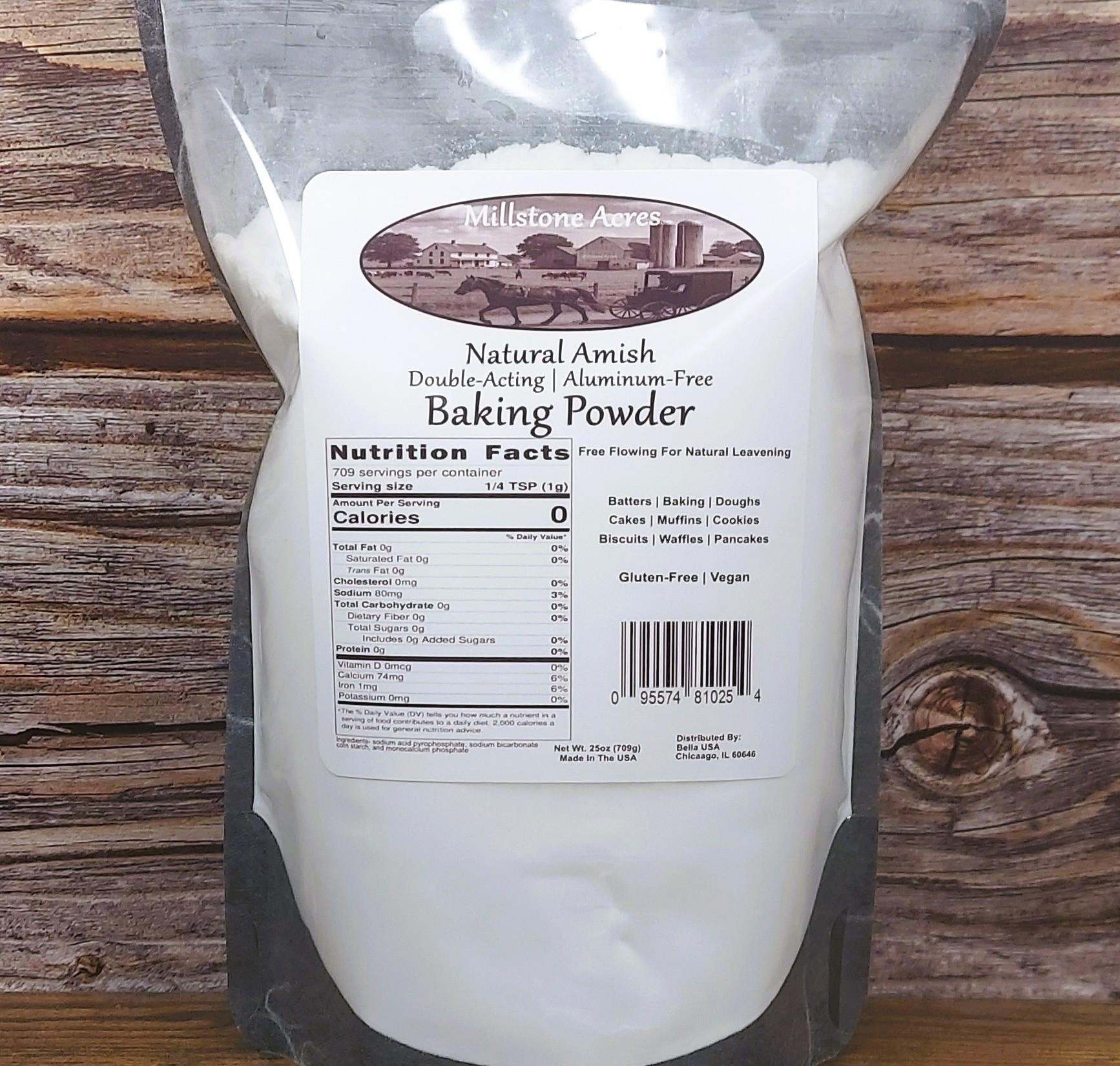 Natural Baking Powder | Amish Farm Style Double-acting, Aluminum-free ...