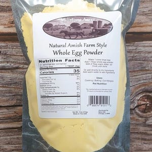 Whole Egg Powder: Natural Amish Farm-Fresh Baking, Cat Allergy Fel d 1