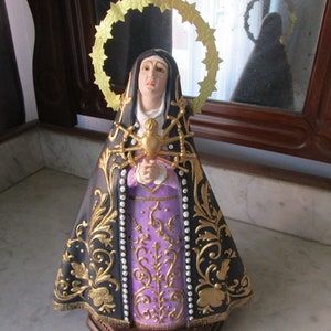 Figure Virgen Nuestra Señora de los Dolores, Virgen de la Piedad, La Dolorosa, Virgen de las Angustias. Galeries Olot.
