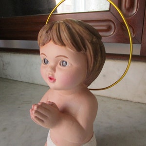 Baby Infant Child Jesus  Nativity Christmas. Infant Jesus religious antique  religious Vintage