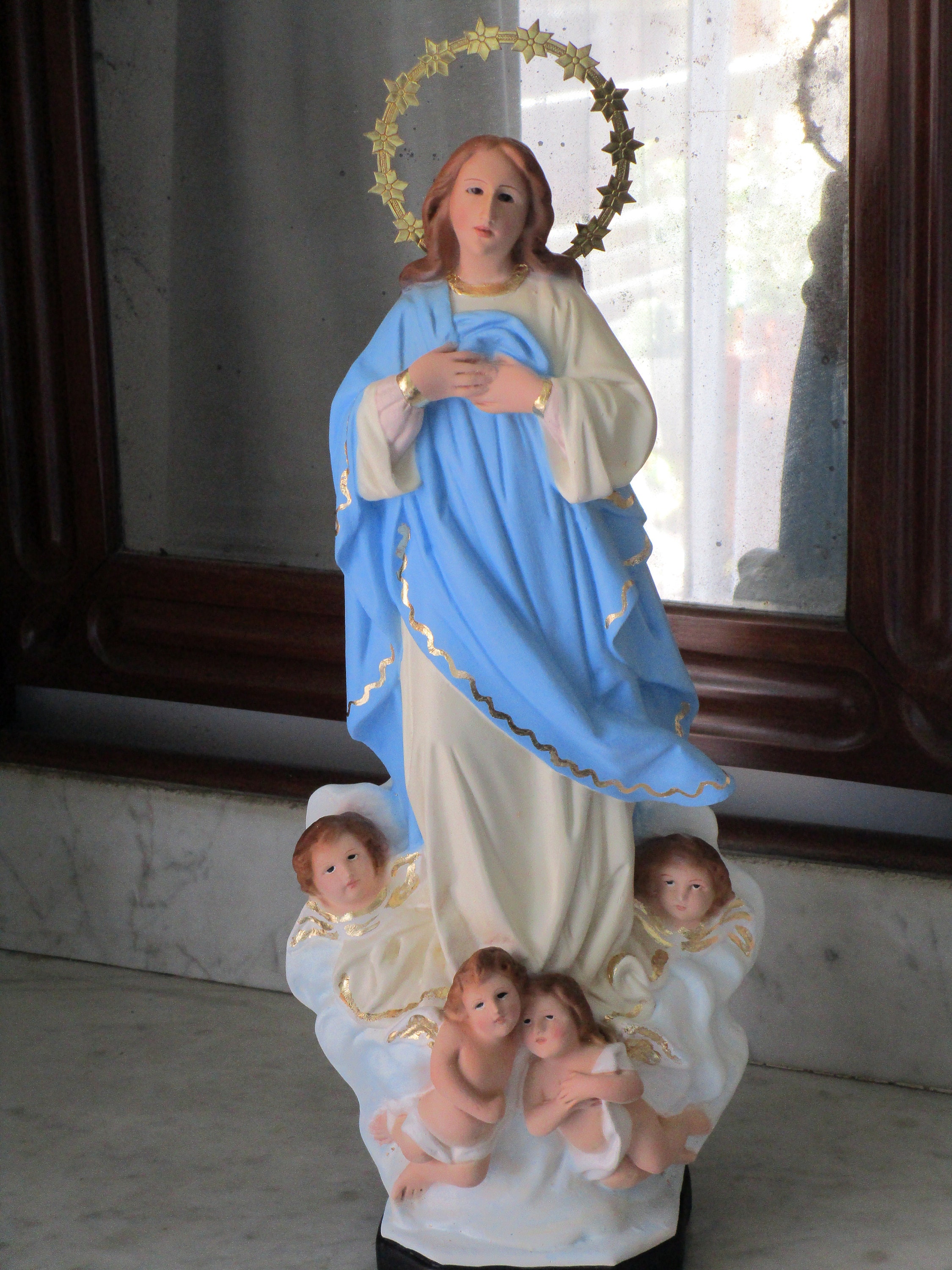 Virgin Mary Immaculate, Immaculate Conception With Three Angels and a ...