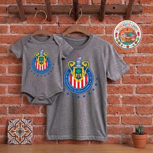 Chivas Guadalajara Matching Outfits | Mexican Soccer Fan Shirts | Mercadito Lindo immagine 5