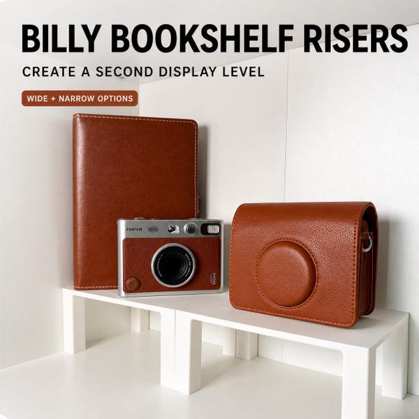 Book and manga display riser for BILLY