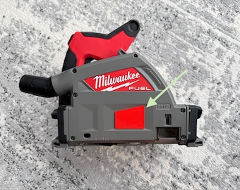 Cubierta antipolvo para eje de sierra de mesa / Compatible con sierras de mesa Milwaukee M18 / Mejora la recolección de polvo
