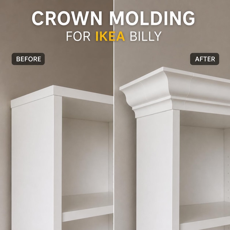 Classic BILLY crown moulding kit