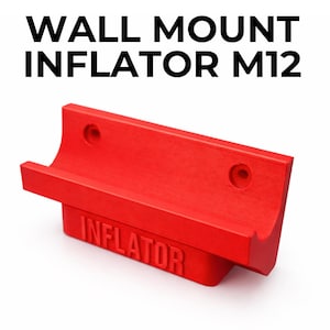 Support mural pour gonfleur Milwaukee M12 - Support sécurisé pour gonfleur compact M12 - Organisateur de garage et d'atelier