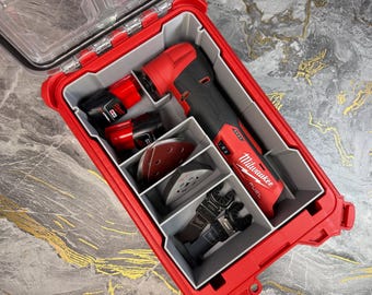 Inserto organizador Milwaukee Packout para multiherramienta M12/estuche de herramientas – Compatible con Packout 48-22-8435