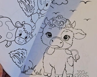 Kinder Malbuch – 50 Bauernhoftiere Ausmalbilder Descargar PDF
