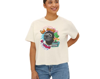 Camiseta holgada para mujer Roodabeguh "Estoy haciendo algo"