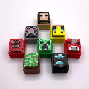 Minecraft Fidget Clickers (Standard or Silenced)