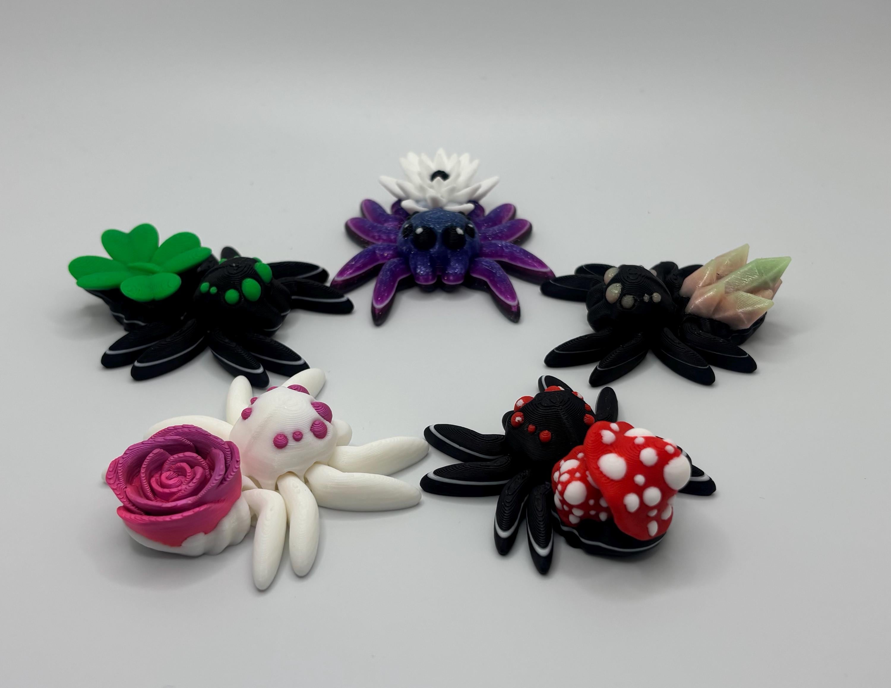 Spiders (flexible 3D Print) - Etsy