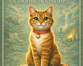 Christian Cat Coloring Book A-Z | Bible Verse (PDF)