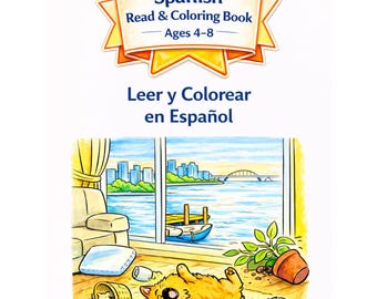 Spanish Coloring Book for Kids | Read & Color Story in Spanish | Printable PDF | Ages 4–8