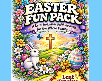 Christian Lent Easter Activity Pack for Kids | Faith Journey Printables (Digital Download)