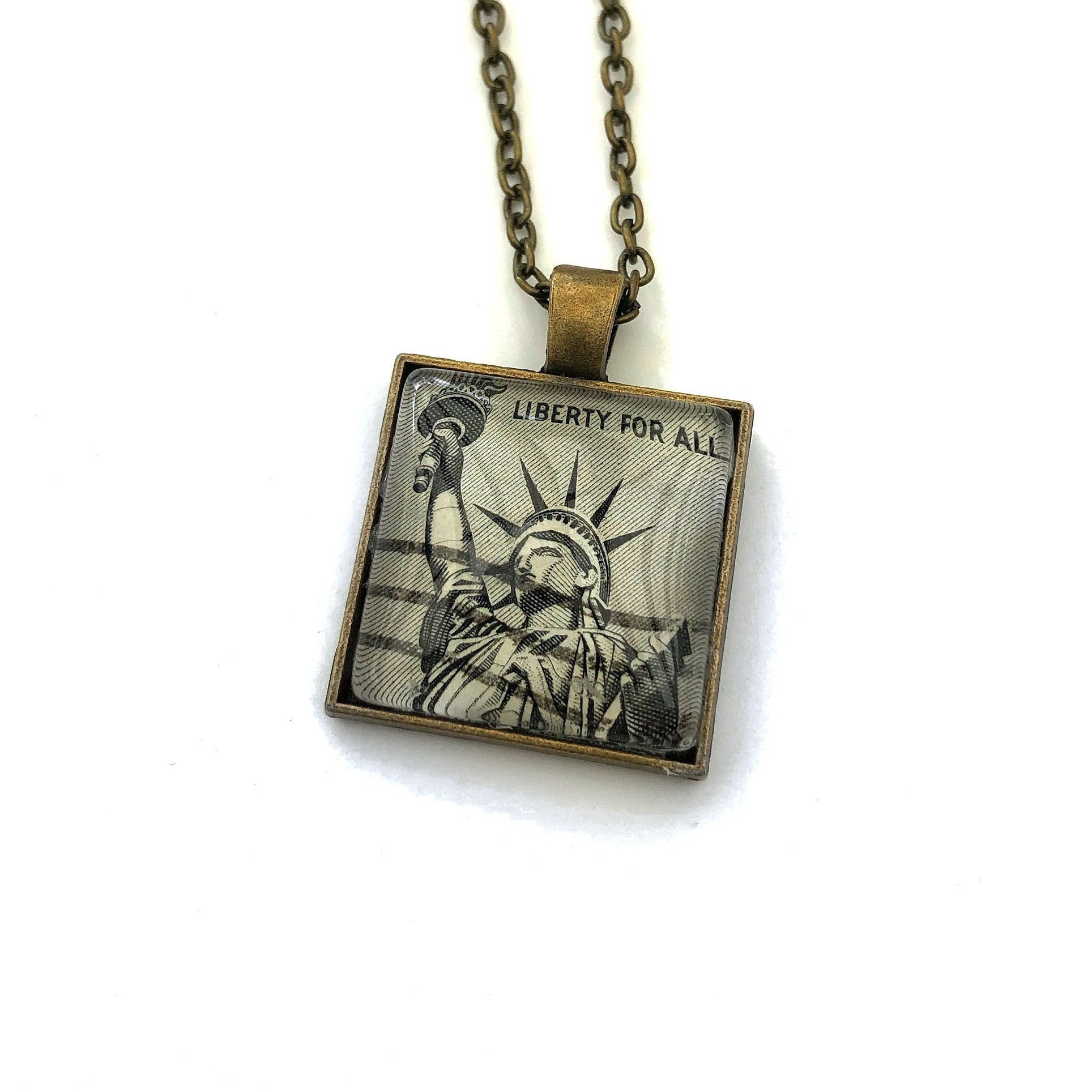 Postage stamp best sale jewelry