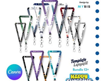 Lot de modèles de cordons modifiables : motif de cordon personnalisé sur toile (90 x 2 cm)