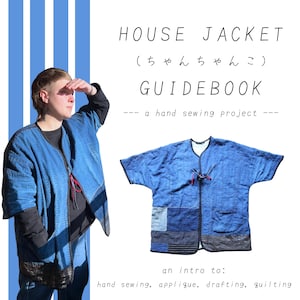 Guia de Casaco: Um Projeto de Casaco Acolchoado | Costura à Mão | Design Japonês | Criação Intencional (Download em PDF)