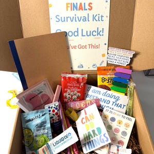 Finals Week Care Package for College Students | Mindset Encouragement Kit