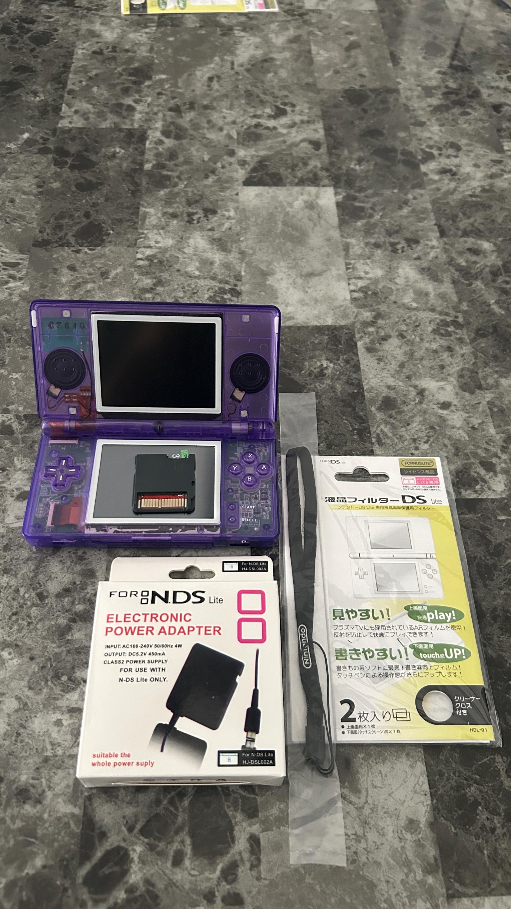 Ds R3 Card Nintendo DS Lite Console Bundle | R4 Card | Tested Working | Charger ...