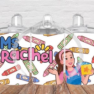 Vaso de aprendizaje personalizado para niños pequeños / Vaso antiderrame crayons