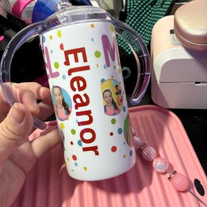Vaso de aprendizaje personalizado para niños pequeños / Vaso antiderrame imagen 7