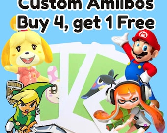 Amiibo Tags | Kompatibel mit Switch, Wii U & 3DS | Wählen Sie Ihre Lieblings-Charaktere - kaufen Sie 4 erhalten Sie 1 gratis
