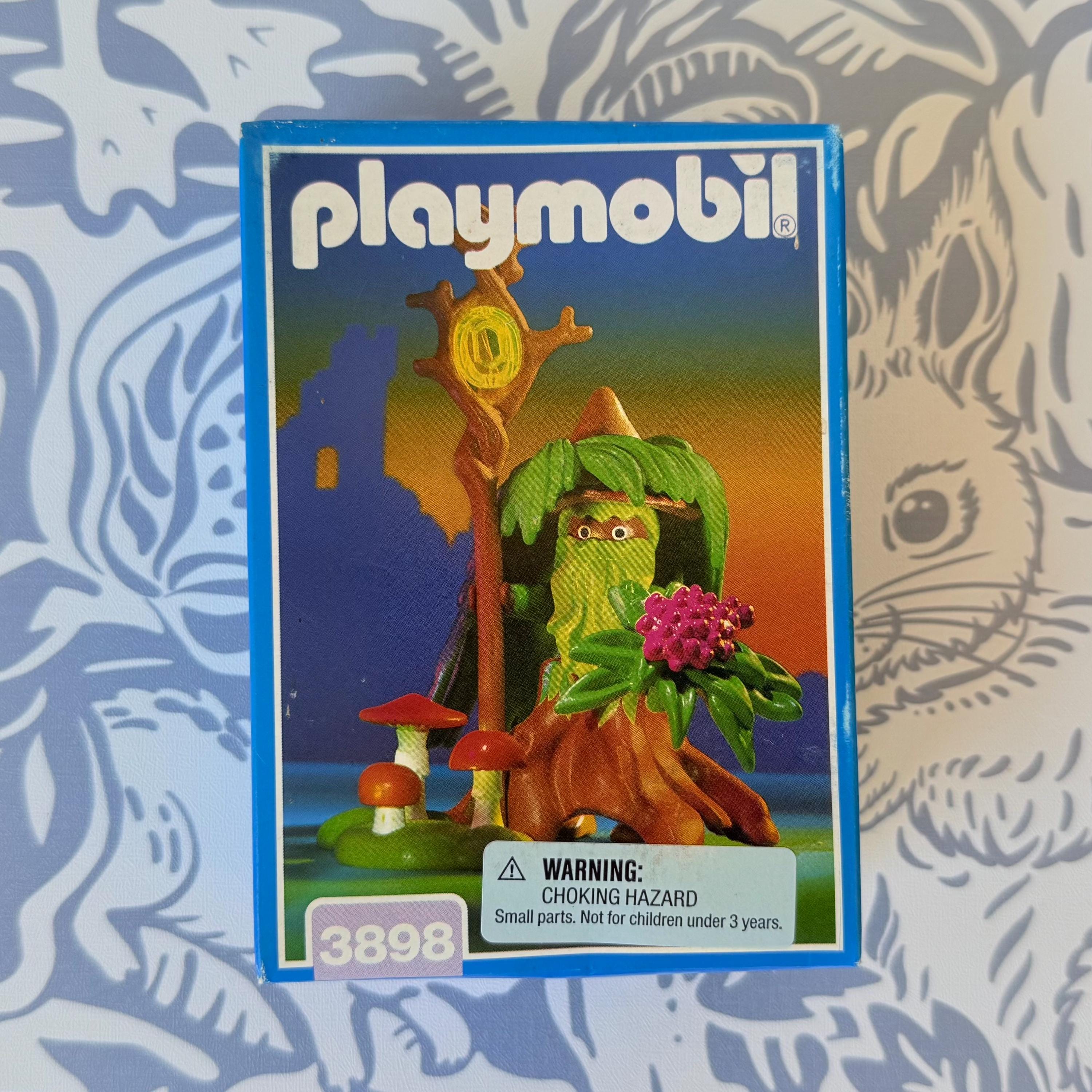 Tabouret PLAYMOBIL Marron Foncé Imitation Bois - Pour Univers Vikings, Chevaliers, Pirates