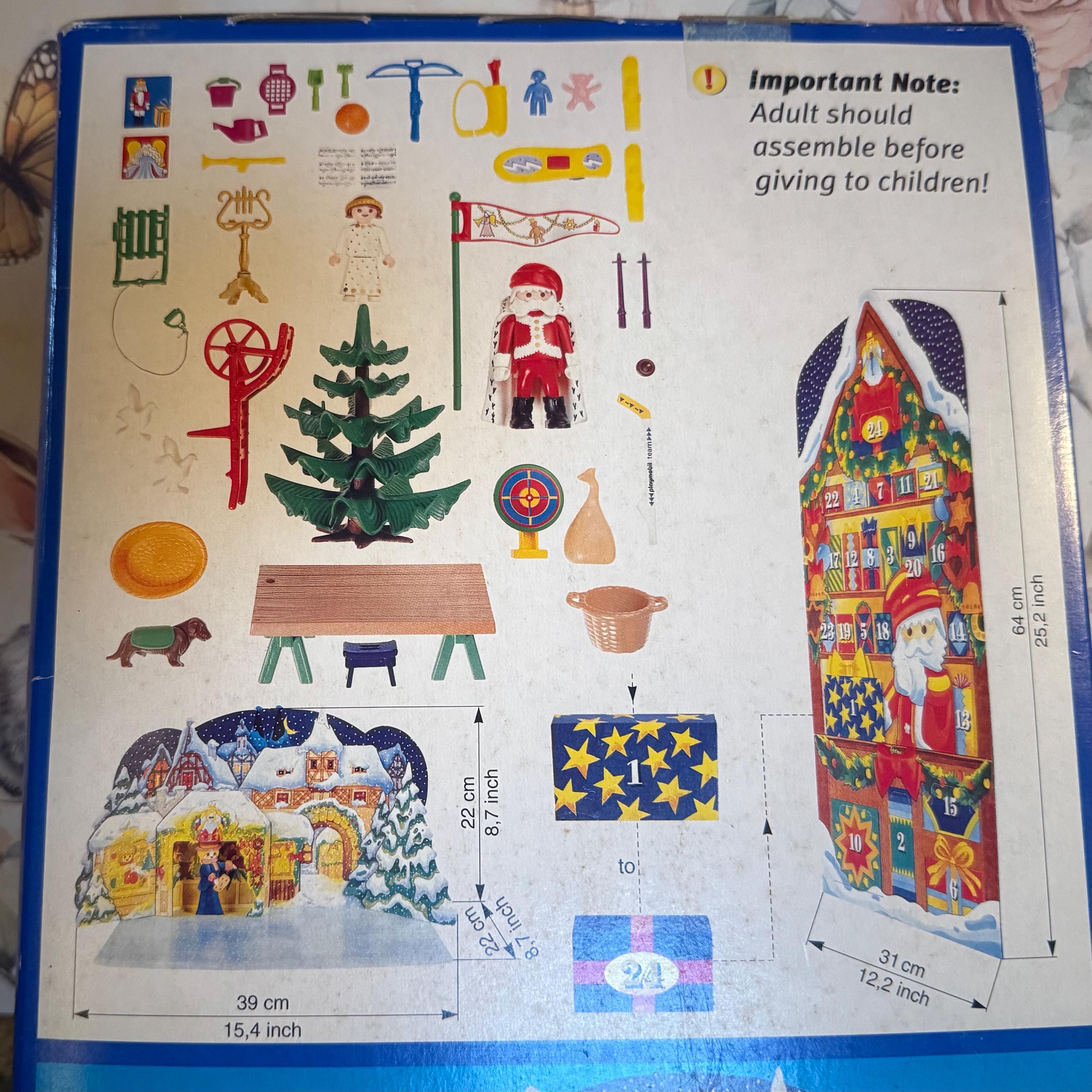 1998 Playmobil 3976 Advent Calendar: Christmas Market | Factory