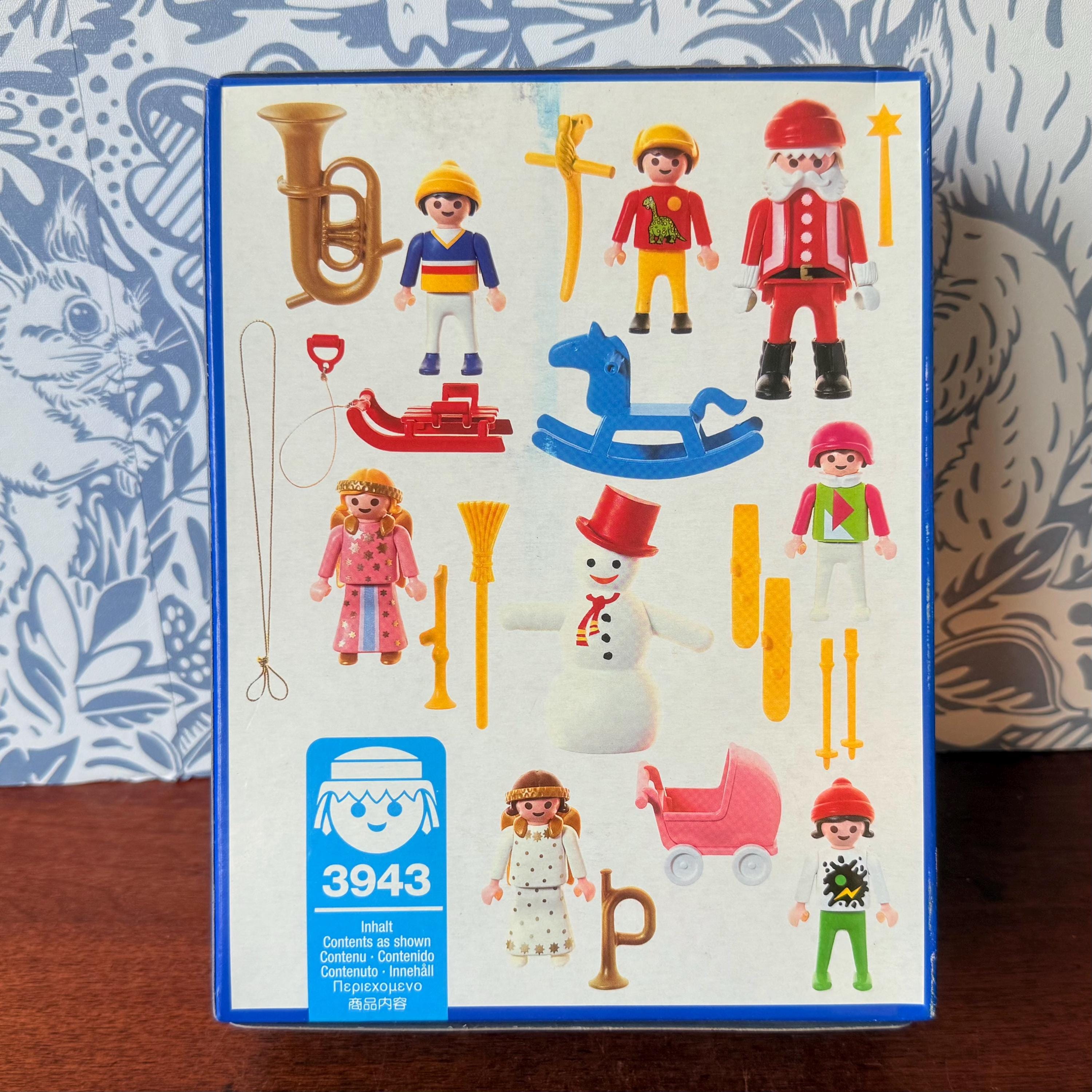 PLAYMOBIL 3 PETITS sapins au pied de neige, thème forêt Noël lot 1 EUR