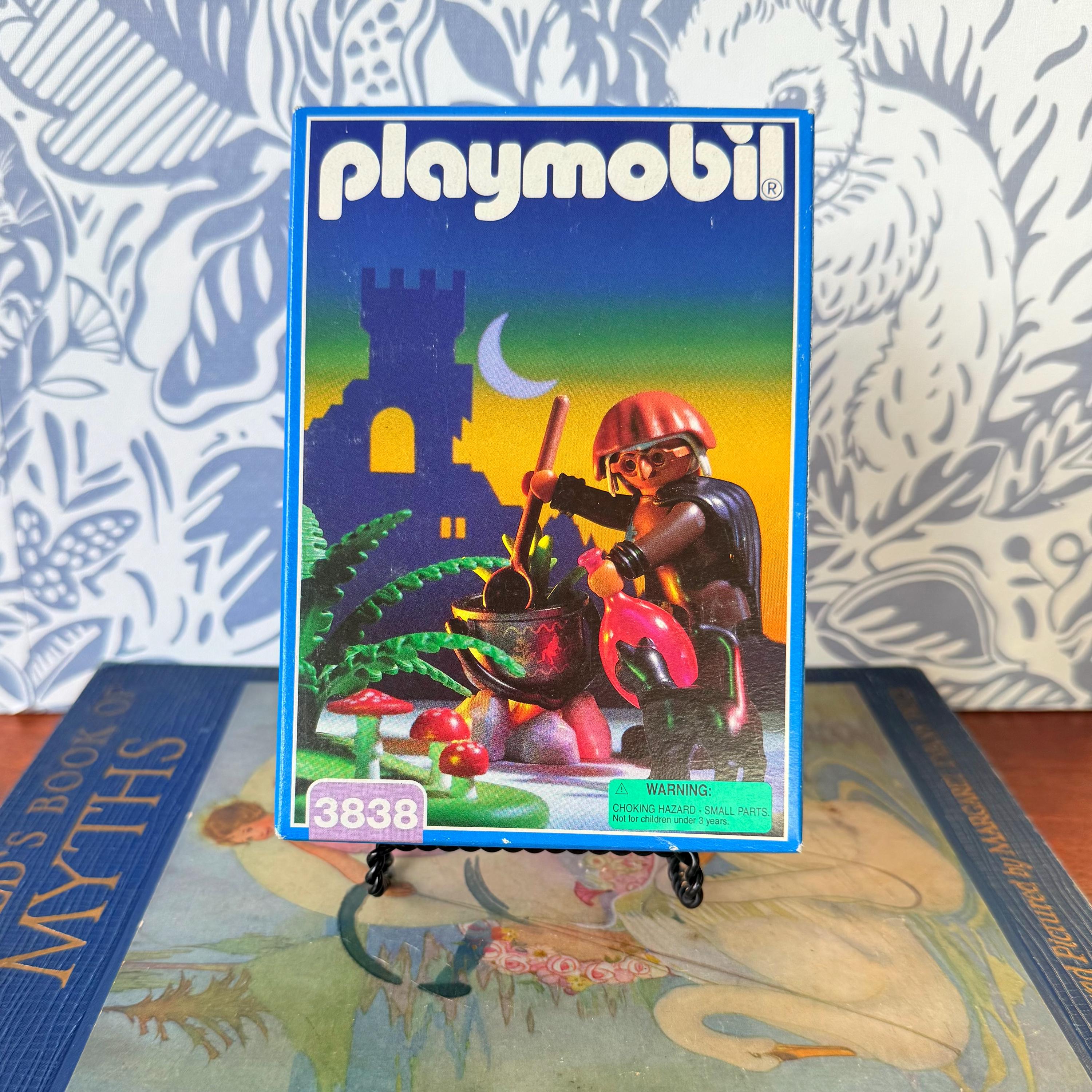 1996 Playmobil 3838 Halloween Witch Set: New in Box, Factory