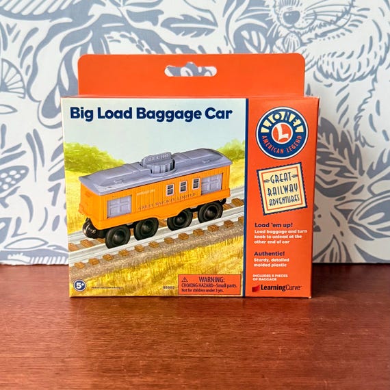 2000 Lionel Great Railway Adventures Big Load Baggage Car 92603