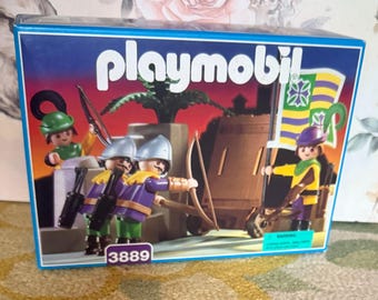 Playmobil chapeau de troubadour médiéval - brun - musicien - bouffon