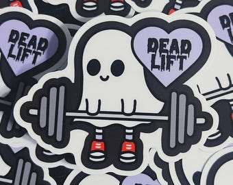 Sticker effrayant soulevé de terre