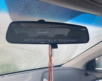 Sticker voiture « Laisse tout sur l'arrière »