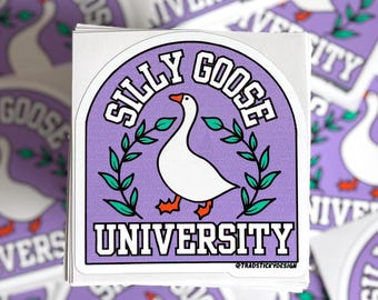 Silly Goose University Sticker