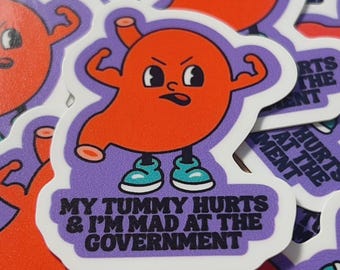 Sticker maux de ventre sans gluten