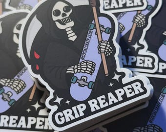 Sticker pour skateboard Grip Reaper