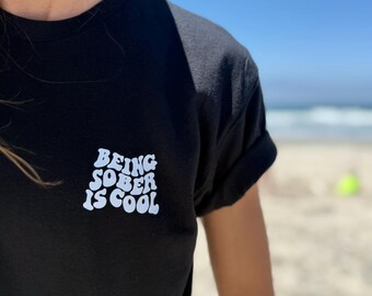 Haut court pour femmes Sober Is Cool