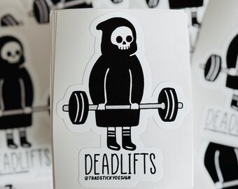 Deadlifts Reaper Sticker