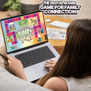 Family Game Night Digital Board Game – Instant Online Play, Parent Child Activity, Bonding, Quality Time, Family Gift Idea for Kids 6+