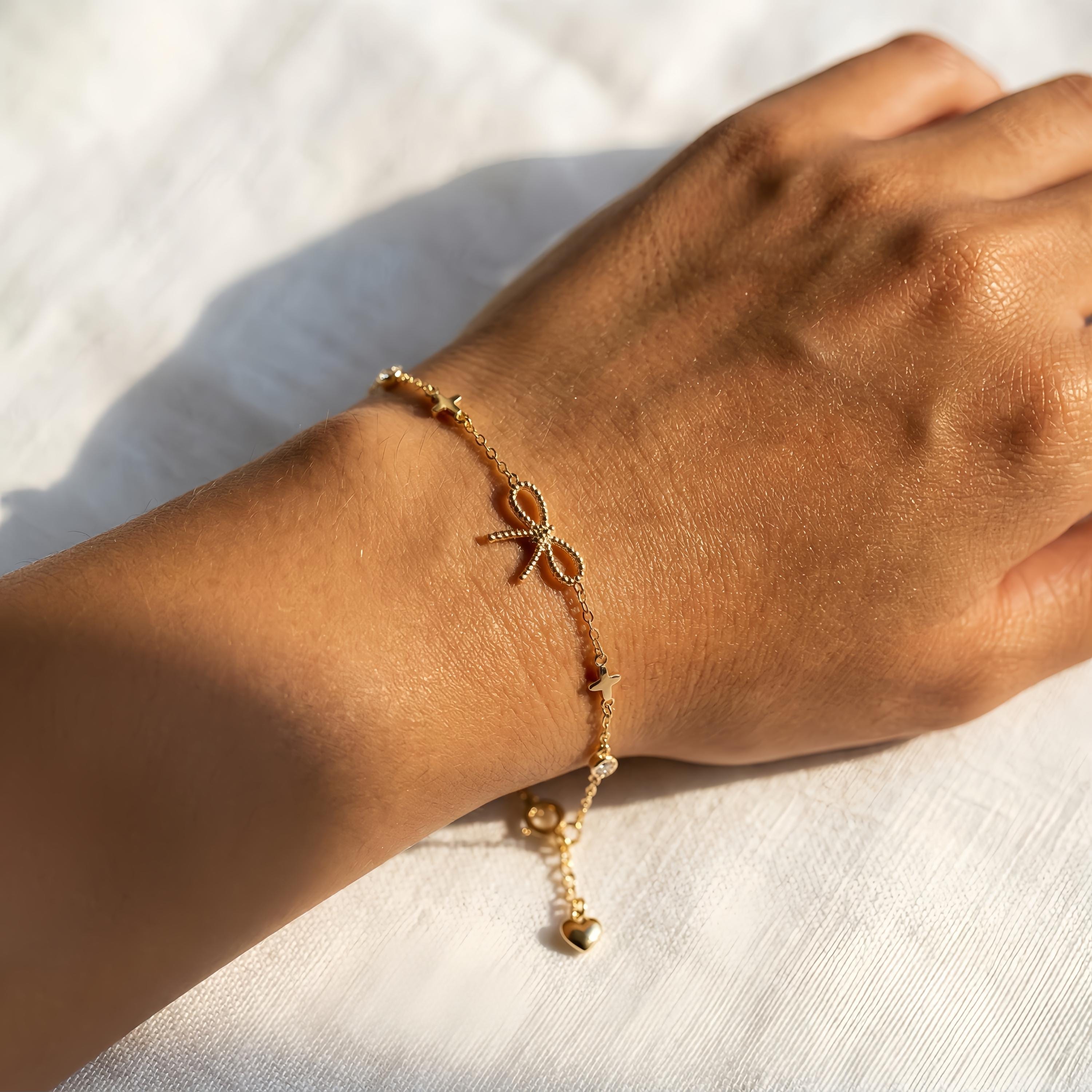 Bracciale fiocco di neve - Gioielli - Bracciali e cavigliere - di L... | su
