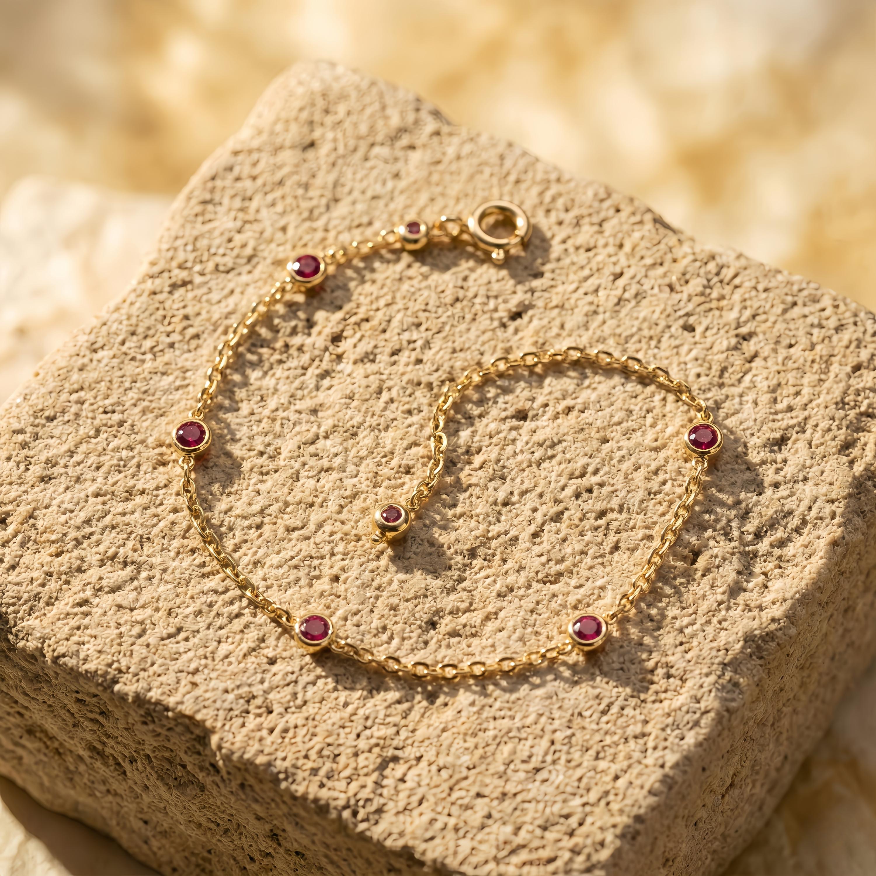 繊細なブレスレット 14k - Etsy 日本