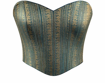 The Teal Maharani Corset