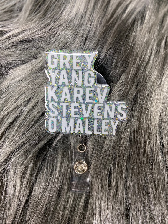 Greys Anatomy Greys Gang Personalized Badge Reel, Custom Name Badge Holder  for Healthcare Professionals and Office Workers, Meredith Grey -   Denmark
