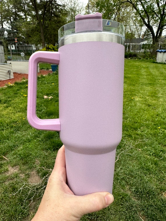 Orchid Water Bottle Tumbler 40 Oz Cup