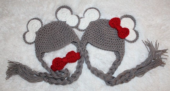 Elephant Hat Crochet Alabama Crimson 