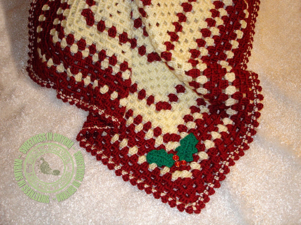 Christmas Baby Blanket Baby Blanket Holly Blanket Infant ...