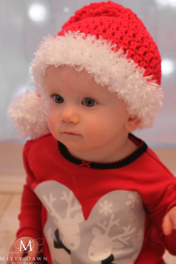 Newborn Christmas Hat Christmas Stocking Hat Santa Hat 0 | Etsy