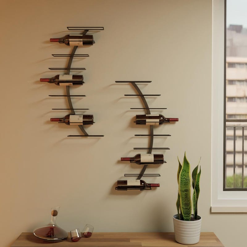 Wine Rack Gold Metal - Etsy