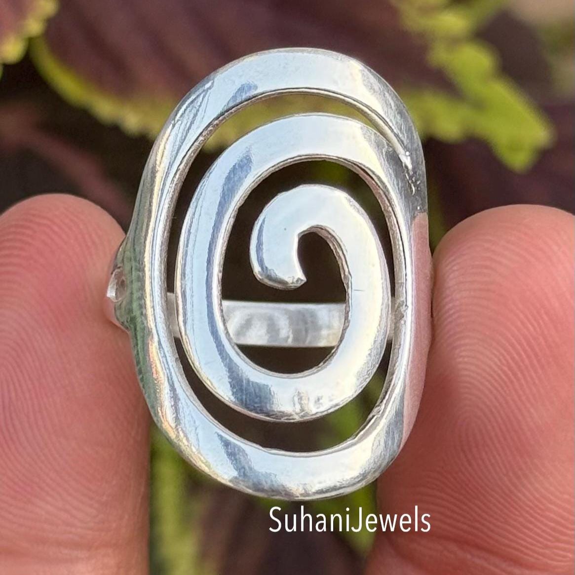 Swirl ring - Etsy 日本